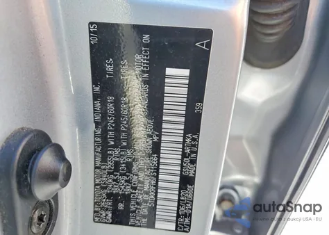 2015 Toyota Highlander Xle из США, поврежденный, VIN 5TDKKRFH6FS115664